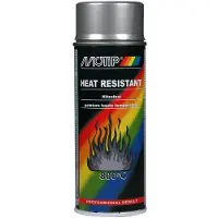Motip Peinture haute température Argent - Spray 400 ml
