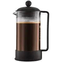 Bodum Brazil Cafetière à piston noir - 1 L