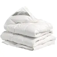 Yumeko - Couette/Edredon - Duvet De Canard - 140x220 - Blanc