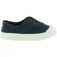 Victoria Baskets basses enfant INGLESA LONA TINTADA garcons - Bleu - 18