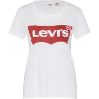 Levi's T-shirt 'Perfect Tee' rouge / blanc cassé