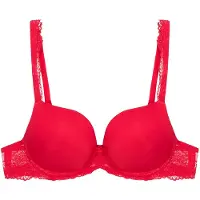 Lingadore Soutien-gorge 'DAILY LACE' rouge clair