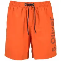 s.Oliver Shorts de bain orange fluo