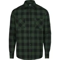 Urban Classics Chemise vert foncé / noir