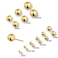 Marie-Celeste Boucles d'Oreilles en Boule Dorée
