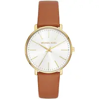 Michael Kors Montre Michael Kors En Cuir Marron