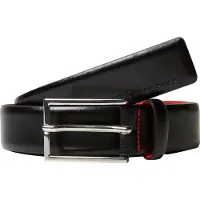 HUGO Ceinture 'Gavrilo' rouge / noir