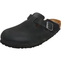 Birkenstock Mule 'Pantolette Herren 59463 Echtleder in schwarz' noir