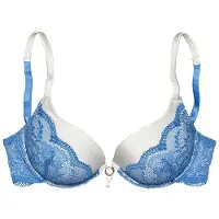 LASCANA Soutien-gorge crème / bleu clair