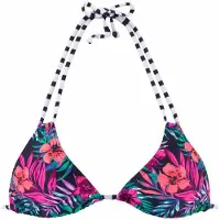 Venice beach Hauts de bikini 'Summer' bleu marine / mélange de couleurs / rose