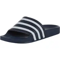 Adidas Originals Mule 'Adilette' bleu marine / blanc