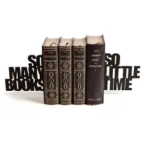 Balvi Serre-Livres So Many! - Métal Noir