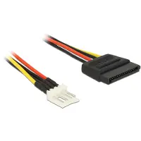 DeLOCK 0.4m SATA 15p / 4p 0,4 m