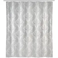 Wenko 20048100 rideau de douche en textile baroque anti moisissure 180x200 cm