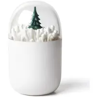 Qualy Boîte à Coton tiges Winter Tree