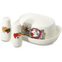 Berghoff Eclipse Line zout- en peperset + botervlootje