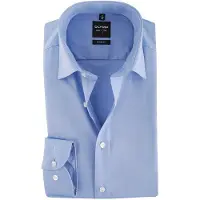 Olymp Level Five Chemise Coupe Cintrée Bleu