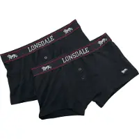 Lonsdale Boxers 'Oakworth' rouge / noir / blanc