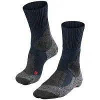 Falke - Chaussettes de randonnée - TK1 Adventure M Marine pour Homme en Laine - Taille 39-41 - Navy