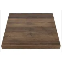 Bolero Plateau de table carré en chêne rustique | 60 cm