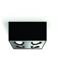 Philips spot Box 4 lumières noir