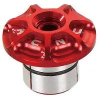 Kcnc Handlebar Cap Plugs Set Mtb Bike Headset Expander Argenté
