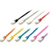 Equip 605530 Câble patch RJ45 S/FTP Cat6 30.00m blanc (SSTP)PIMF HF