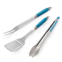 Barbecook Set Fourchette + Spatule + Pince Lagoon