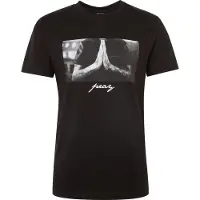 Mister tee T-Shirt 'Pray' gris / noir