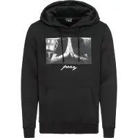 Mister tee Sweat-shirt 'Pray' gris / noir