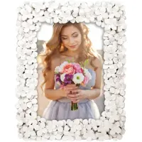 Zep Blumen Photo Frame 13x18 Cm Blanc
