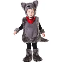 MOM Little Wolf Junior Costume Violet 3-4 Years Enfants
