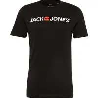 Jack & Jones T-Shirt 'Essentials' rouge vif / noir / blanc
