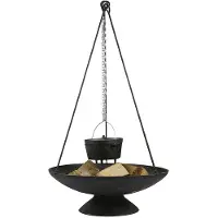 Esschert Design Trépied barbecue - Four Hollandais - L 5,1 cm x l 5,9 cm x H 118 cm