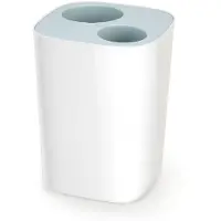 Joseph Joseph Poubelle Joseph Joseph Split 8 Liter Creme Bleu Clair