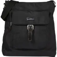 Tom Tailor Sac à bandoulière 'Rina' noir / argent
