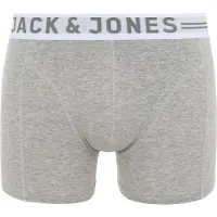 Jack & Jones Boxers 'Sense' gris clair / gris foncé / gris chiné / blanc