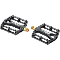 Reverse Components Black One Pedals Doré