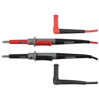 Velleman Jeu De Cordons De Mesure En Pvc, Cat Iv - 10a - 2mm/4mm - Longueur 100 Cm