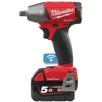 Milwaukee M18 ONEIWF12-502X ONE-KEY - Set Clé À Choc Li-Ion 18V (2x Batterie 5.0Ah) Dans HD BOX - 300Nm - 1/2" - Moteur Brushless
