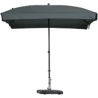 Madison Parasol Madison Patmos Rectangle Gris 210 x 140 cm