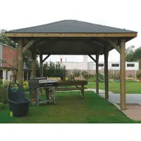 Solid Abri de Jardin Maisonnette Chalet de Jardin Kiosk 629x347