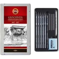 Taidepiste Gioconda Set for Sketching Coffret crayons d'artiste 11 pièces