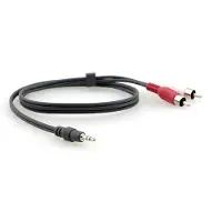 Kramer C-A35M/2RAM-10 câble audio 3 m 3,5mm 2 x RCA Noir