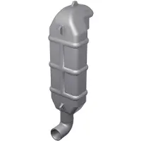 VETUS Lt50 Exhaust System Swan Neck Muffler Gris 50 mm