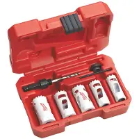 Milwaukee 49224083 Jeu De Scies Cloches 7 Pièces En Coffret Plastique - BiM