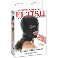 Fetish Fantasy - cagoule de bondage pour fellation (noir)