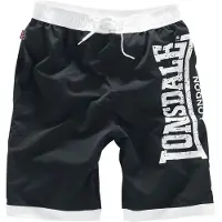 Lonsdale Short de bain de - Clennel - L - 3XL - pour Homme - noir - Taille 3XL