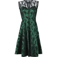 Voodoo Vixen Robe mi-longue Rockabilly de - Emerald - S - 4XL - pour Femme - vert - Taille XXL