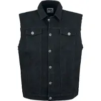 Black premium by emp Veste Sans Manches de - Life Of An Easy Rider - S - 5XL - pour Homme - noir - Taille S